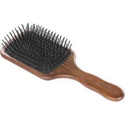 Acca Kappa Cepillo neumático rectangular de madera para cabello liso 1 un. 24.5cm