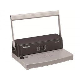 Encuadernadora para espiral metalica fellowes esp 50 perfora 12 hojas tamaño a4 encuaderna hasta 450 hojas