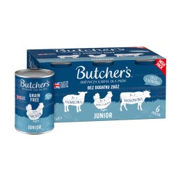 Butcher's Original sin cereales Junior 6 x 400 g - Pack mixto (3 variedades)