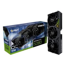 Tarjeta Gráfica Palit GeForce RTX 5080 GamingPro OC V1 16GB GDDR7 Reflex 2 RTX AI DLSS4