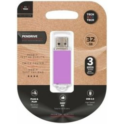 Memoria USB Tech One Tech TEC3009-32 32 GB Multicolor Compacta