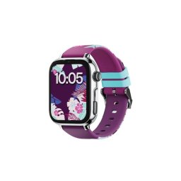 SaveFamily SaveWatch Plus 2 4G GPS 1,85" AMOLED Plata Correa Púrpura IP68 Pulsómetro SOS