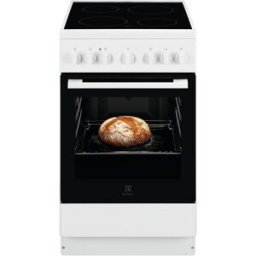 Electrolux Cocina compacta placa vitrocerámica con 4 zonas y horno eléctrico -. Blanco / Inox