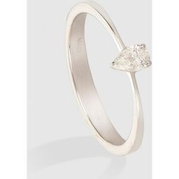 El Corte Inglés Anillo de oro y diamante Diamonds . Blanco