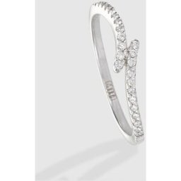El Corte Inglés Anillo Mio de oro blanco y diamantes. (14) Blanco