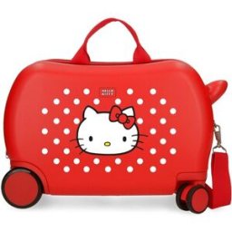 Personajes Maleta infantil Hello Kitty con capacidad de 24L. Rojo / Blanco