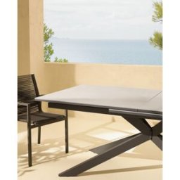 El Corte Inglés Mesa de jardín extensible hasta 3 metros Laguna. (200 a 250 cm) Antracita