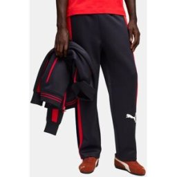 Puma Pantalones largos Casual de Hombre T7 Relaxed Big Catack . (L) Azul