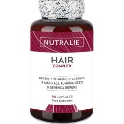 Nutralie Hair Complex con Biotina Vitaminas para el Cabello 90caps