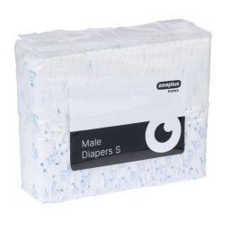 Pañales Basics para perros machos - Talla S: 32 - 44 cm, 50 unidades