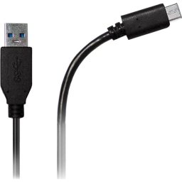 Cable USB Azuri 2 m USB A a USB C Negro