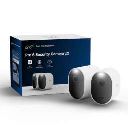 Cámara IP Arlo Pro VMC4270P 2K Visión Nocturna Exterior Alarma Audio Bidireccional Control por Voz