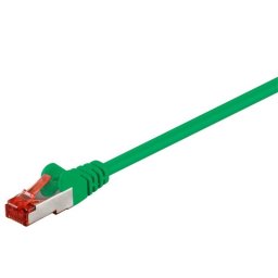 Cable de red Goobay 68290 2 m Cat6 S/FTP verde