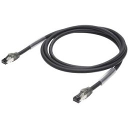 Hicon CAT6A Armored Cable 10G 5m Negro