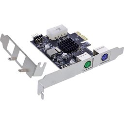 Tarjeta de interfaz InLine 76620P PCIe con PS2 y USB 2.0