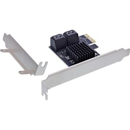 Tarjeta de Interfaz InLine 76617M SATA PCIe 2.0 6 Gbit/s Hot Swap 4 Puertos
