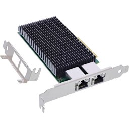 Tarjeta de Red InLine 51128A PCI Express x8 Dual RJ-45 10 Gbit/s Pasiva