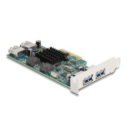 Tarjeta PCI Express Delock USB 3.2 Gen 1 x4 5 Gbps Full/Low Profile