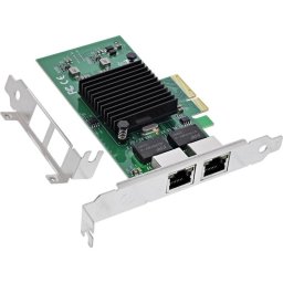 Tarjeta de Red InLine 51125B PCI Express Dual Gigabit Ethernet 2 Puertos