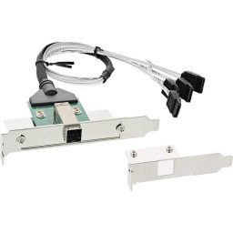 Adaptador InLine 27659B SAS HD a SATA, 0.5 m, ranura PCI