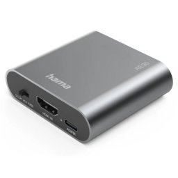 Extractor de audio Hama HDMI a 3.5 mm Plata