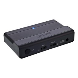 Switch InLine 6 puertos 5 Gb/s USB 3.2 Gen 1 modelo 60604I con LED y alimentación DC