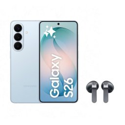 Samsung Galaxy S26 5G 12GB 256GB 6.3" Azul Cielo + Galaxy Buds4 Negros