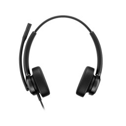 Auriculares Poly Mission 425 con cable USB-C y USB-A, cancelación de ruido, oficina, negros
