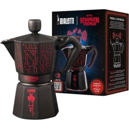 Cafetera Italiana Bialetti Moka Express Stranger Things 6 Tazas Pomo Musical USB-C