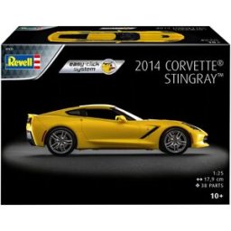 Revell Kit de montaje a presión 2014 Corvette Stingray easy click .