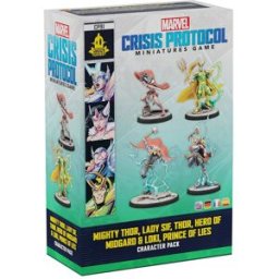 Atomic Mass Juego de mesa MCP: Mighty Thor+Sif+Thor&Loki Marvel.