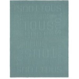 Tous Manta para mini cuna o cuna 78x104 cm Baby logo . Verde niño