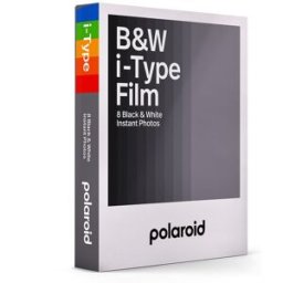 Polaroid Originals Película instantánea Polaroid i-Type Blanco y Negro, 8 hojas.