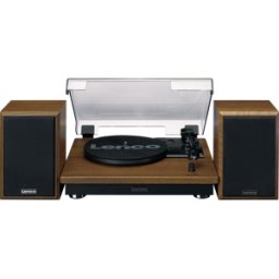 LENCO LS-100WD - Plato giratorio, Bluetooth, incl. 2 altavoces, madera