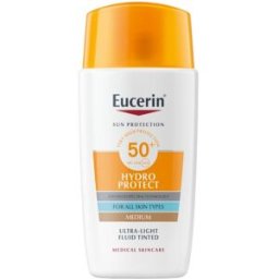 Eucerin Sun Protection Hidroprotector SPF50 Fluido ultraligero Hidratante intenso 50mL Medium SPF50+