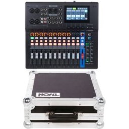Yamaha MGX12V BK Case Bundle Negro mate