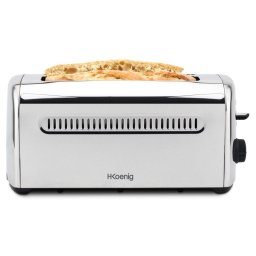 HKoenig TOAS32 Tostadora 2 Ranuras Largas/Anchas 7 Funciones 1500W Acero Inoxidable
