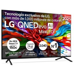 LG QNED evo MiniLED AI 85QNED92A6A 86" 4K UltraHD 120Hz Smart TV WebOS HDR10 Dolby Vision FreeSync