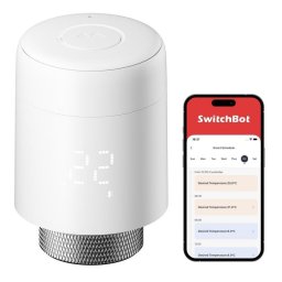 Cabezal Termostático SwitchBot W7830000 Inalámbrico para Radiador