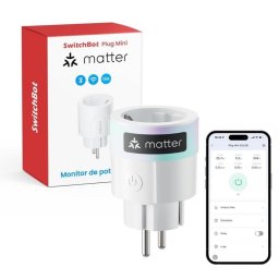 Enchufe Inteligente SwitchBot W7732300 Wifi Control por Voz y Estadísticas de consumo