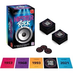 Juego Hitster Rock 300 tarjetas musicales app gratuita