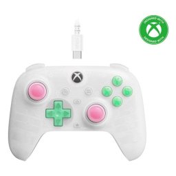 Mando 8BitDo Ultimate Mini Alámbrico USB-C para PC y Xbox Color Blanco Translúcido