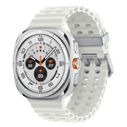 Samsung Galaxy Watch Ultra 4G GPS 47mm Super AMOLED Blanco Talla Única Resistencia Agua IP68 Pulsómetro Tensiómetro
