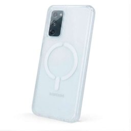 Funda Transparente Logo Compatible Con Magsafe Para Samsung Galaxy S20 Fe
