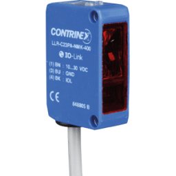 CONTRINEX LLR C23PA NMK400 - Barrera fotoeléctrica, 0 - 25.000 mm, emisor, IO-Link