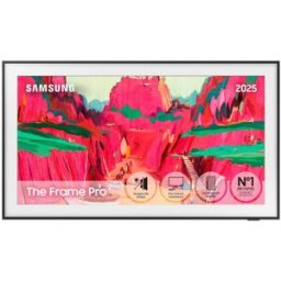 Samsung TV Neo QLED Mini LED 163 cm (65') The Frame Pro TQ65LS03FWUXXC 4K Smart TV, Soporte incluido. Negro