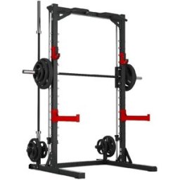 Titanium Strength Aparato de musculación Smith Evolution Deluxe y Rack RM10 . Negro