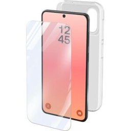 Cellular Line Kit de Funda Cellularline + protector de pantalla para Samsung Galaxy S26+ transparente. Transparente
