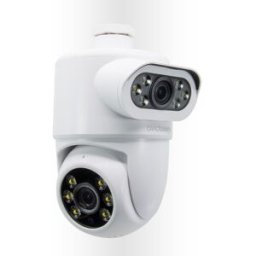 Avidsen Cámara IP motorizada para exteriores 2K con doble lente HomeCam Dual PTZ - . Blanco