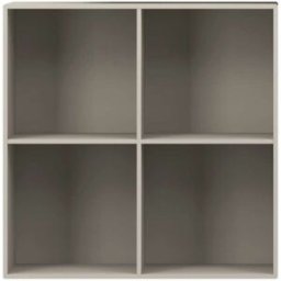 BoConcept Estantería de melamina lacada Como . Gris ceniza